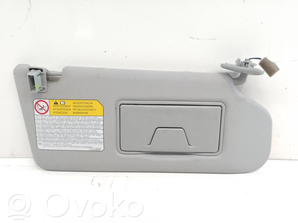 Mitsubishi ASX Sun visor 