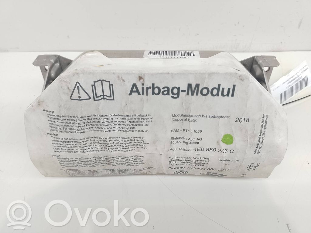 Audi A8 S8 D3 4E Airbag lateral 