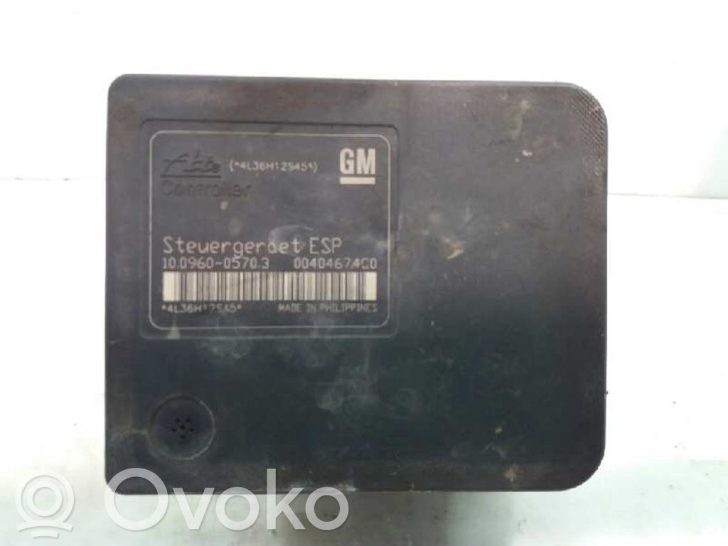 Opel Zafira B Bomba de ABS 