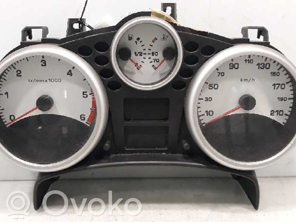 Peugeot 207 Geschwindigkeitsmesser Cockpit 