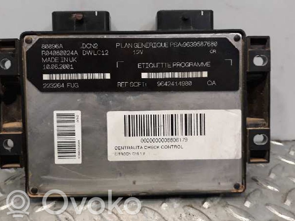 Citroen C15 Unidad de control/módulo del bloqueo de puertas 
