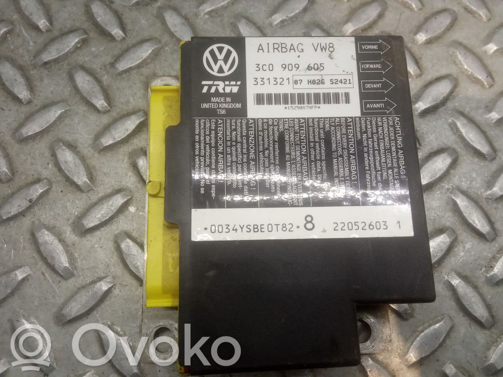Seat Leon (1M) Sterownik / Moduł Airbag 