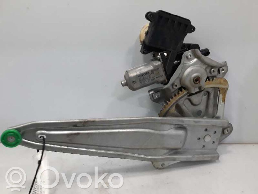 Toyota Auris 150 Meccanismo di sollevamento del finestrino posteriore senza motorino 