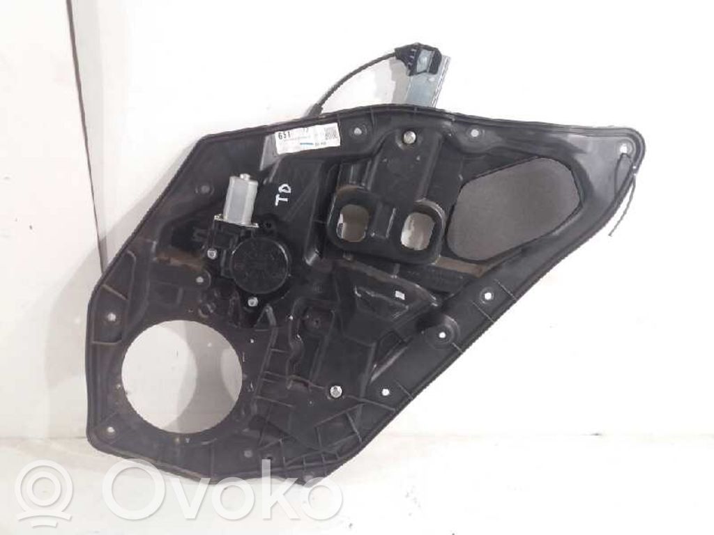 Mazda 2 Regulador de puerta trasera con motor 