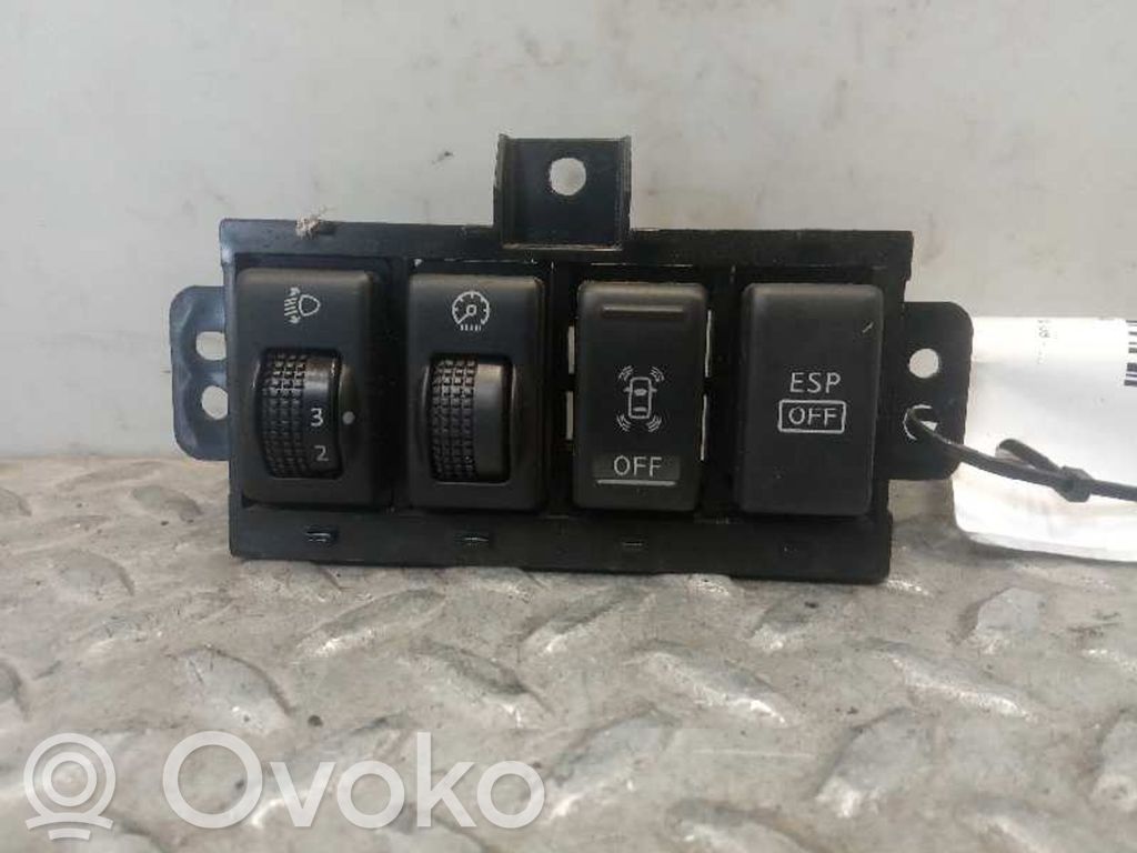 Renault Koleos I Interruptor de control del panel de luces 