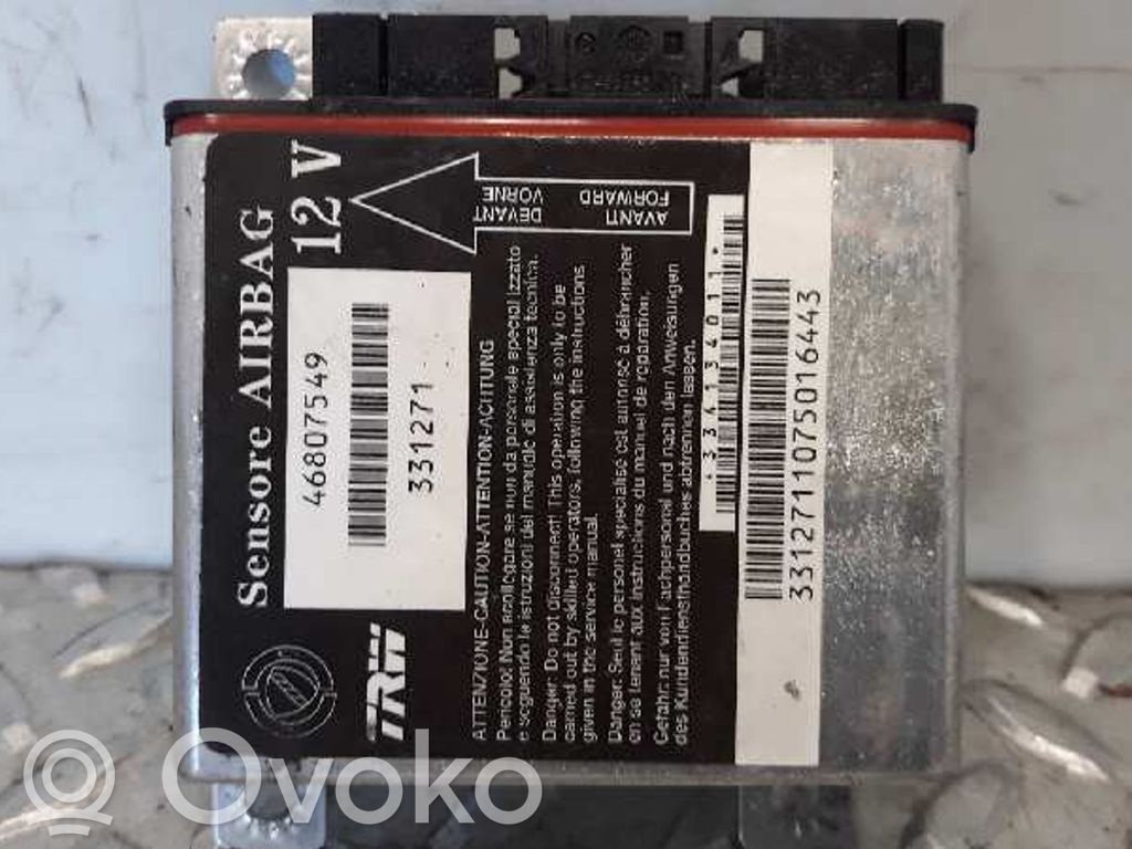 Sterownik / Moduł Airbag   46807549,331271,3312711075016443