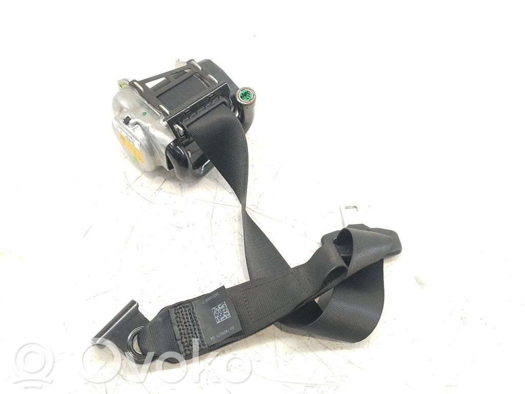 BMW X1 F48 F49 Pas bezpieczeństwa fotela tylnego 
