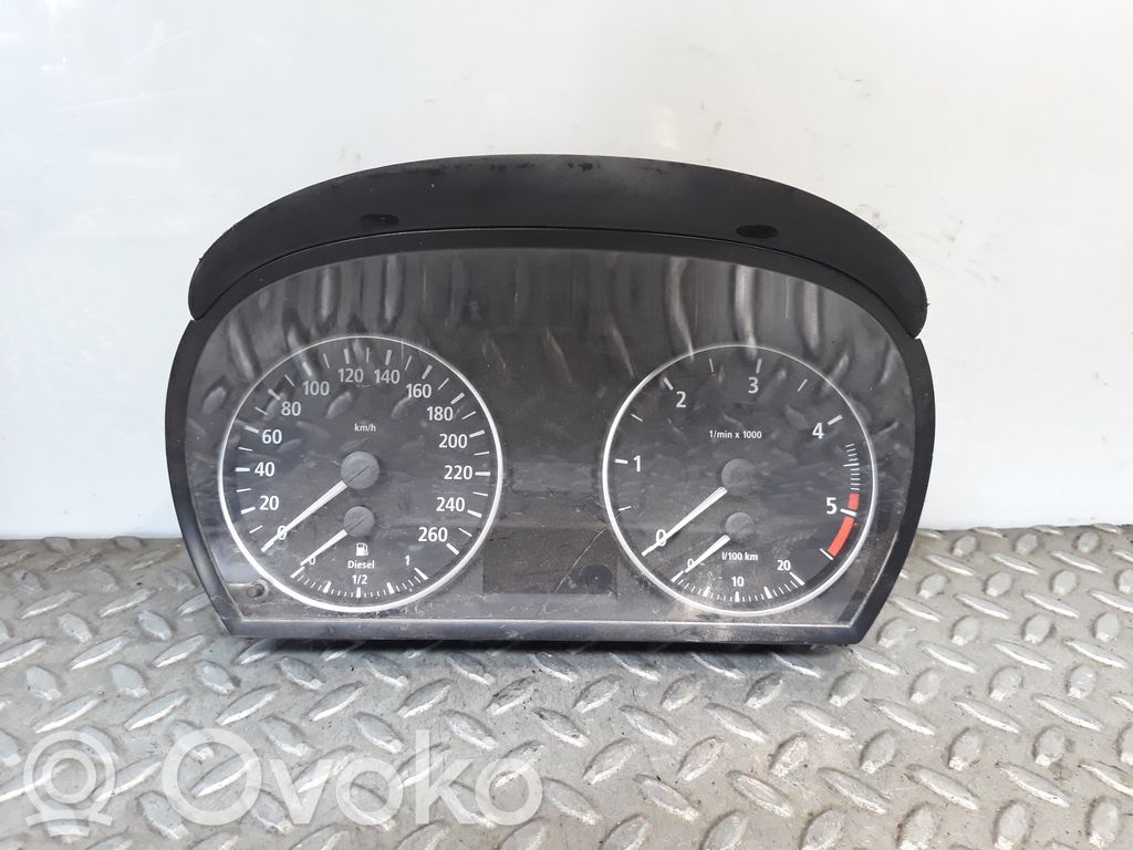 BMW 3 E90 E91 Speedometer (instrument cluster) 