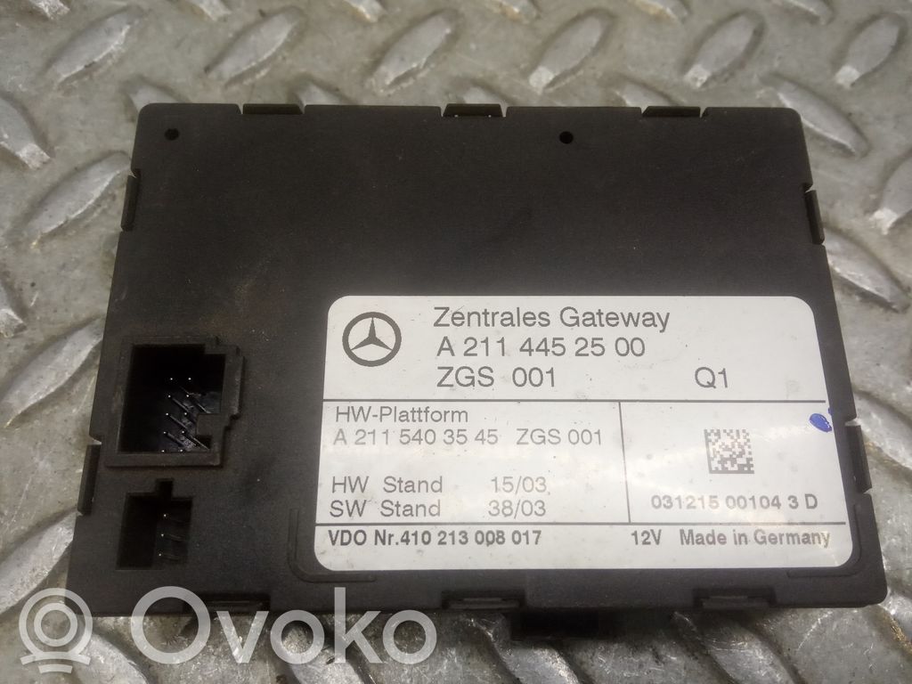 Mercedes-Benz E W211 Unidad de control/módulo del motor 