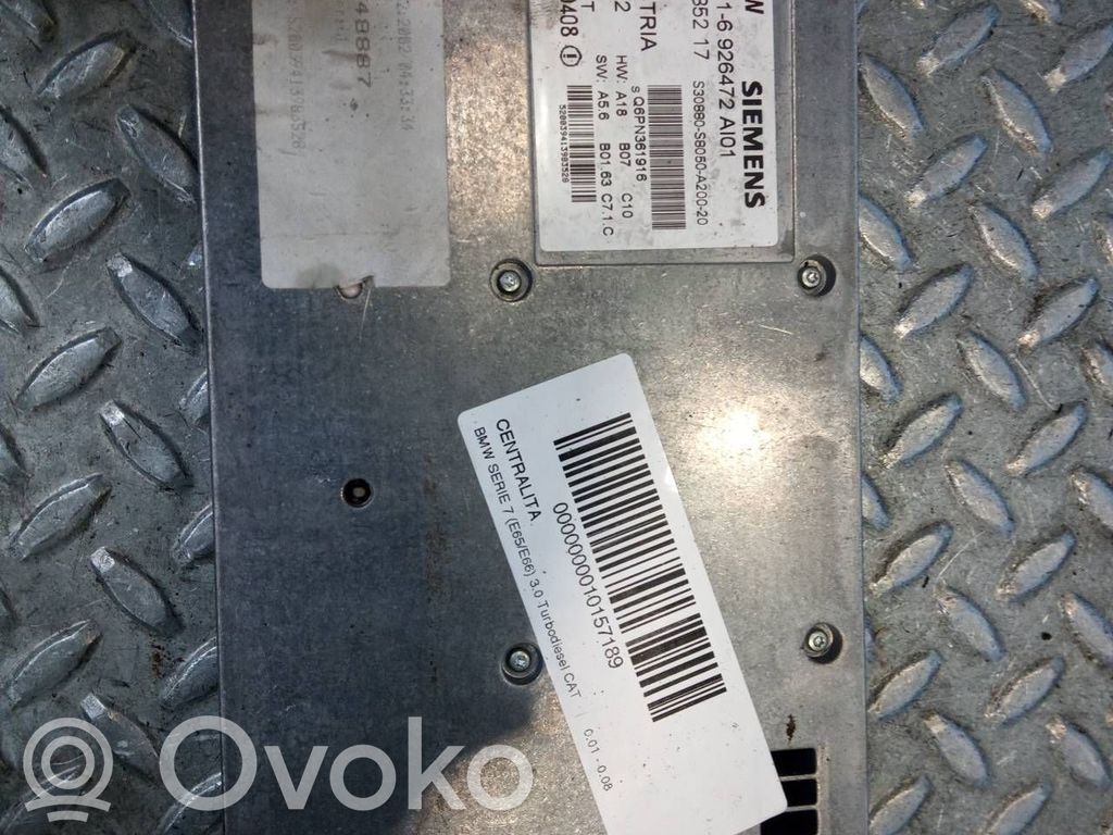 BMW 7 E65 E66 Engine control unit/module 