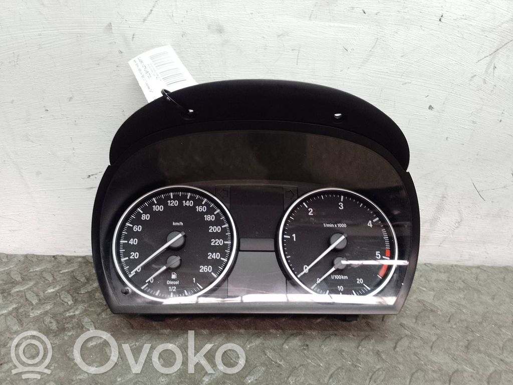 BMW 3 E90 E91 Spidometrs (instrumentu panelī) 