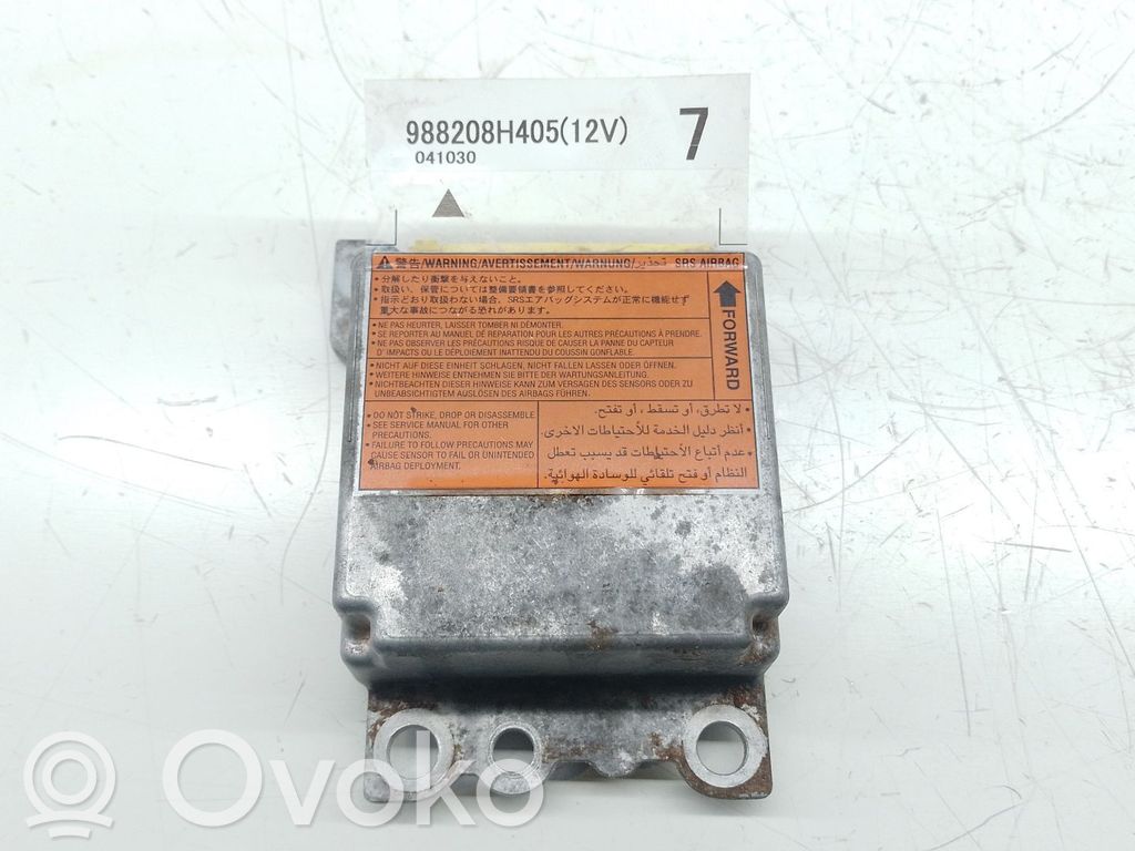 Nissan X-Trail T30 Centralina/modulo airbag