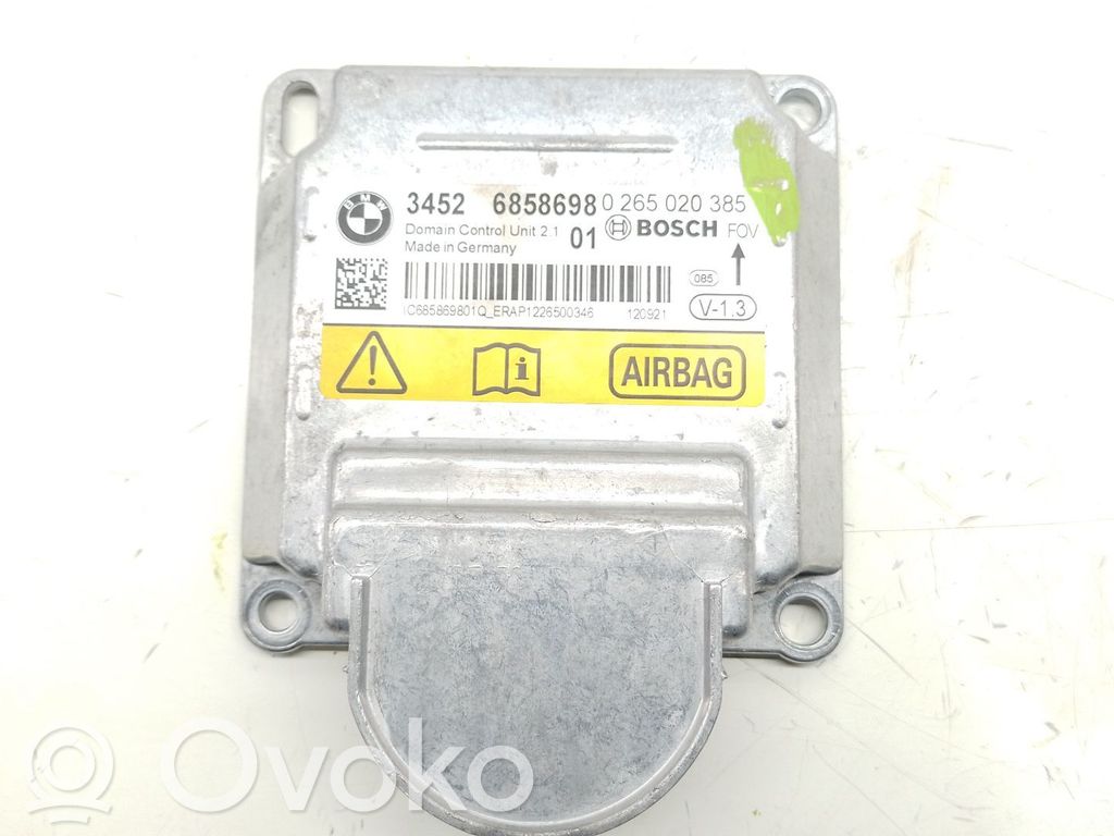 Airbag control unit/module   34526858698,0265020385