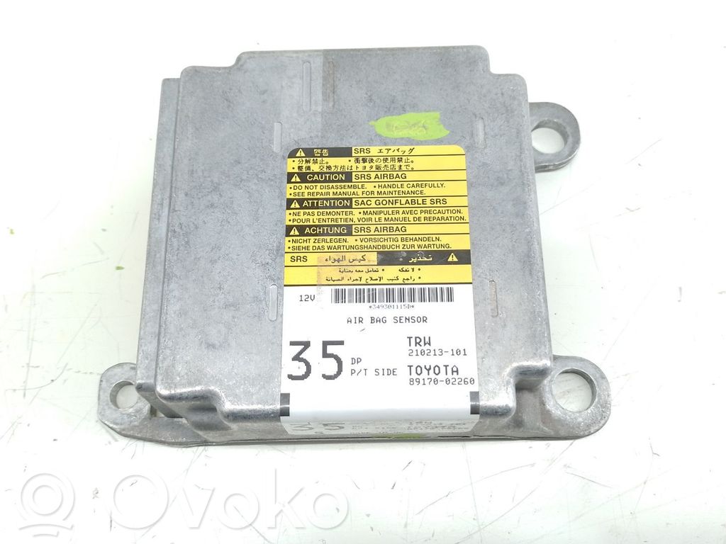 Toyota Corolla E120 E130 Airbag control unit/module 