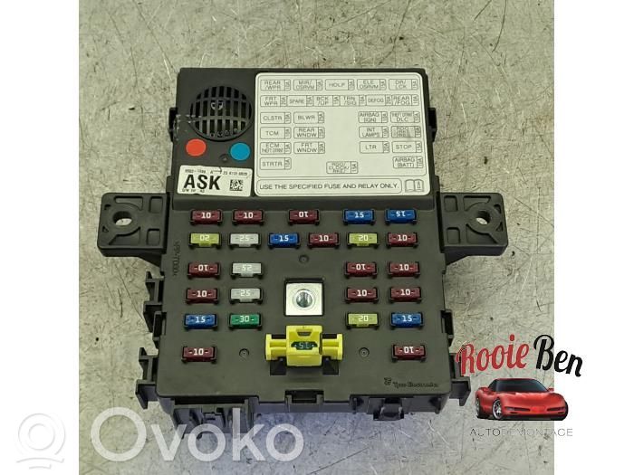 Chevrolet Spark Drošinātāju kaste (komplekts) 