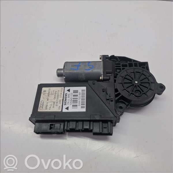 Audi A4 S4 B6 8E 8H Etuoven ikkunan nostomoottori 