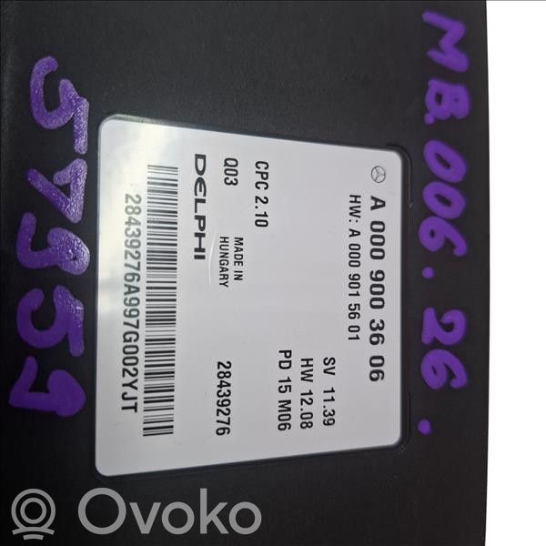 Mercedes-Benz CLA C117 X117 W117 Module de contrôle de boîte de vitesses ECU 