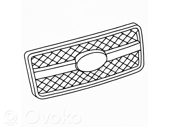Fiat Panda II Atrapa chłodnicy / Grill 