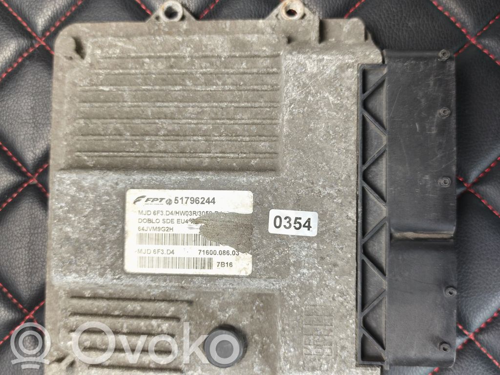 Fiat Punto (188) Unitate/modul de control motor 