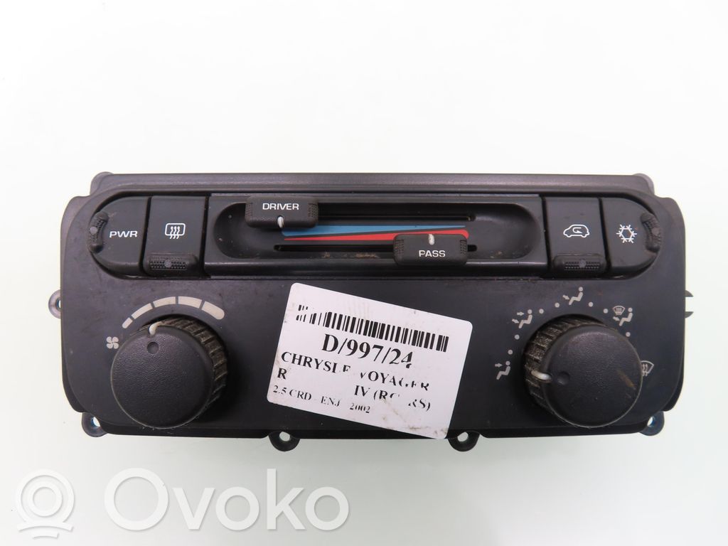 Interruptor de control del ventilador interior   05005039AA,05005039AA