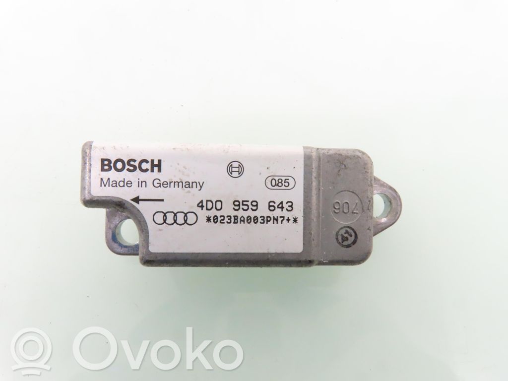 Airbag deployment crash/impact sensor   4D0959643,4D0959643