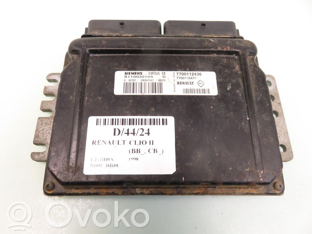 Renault Clio II Engine control unit/module 