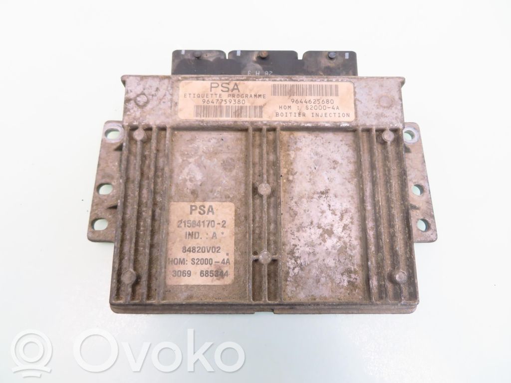 Peugeot 206 Engine control unit/module 