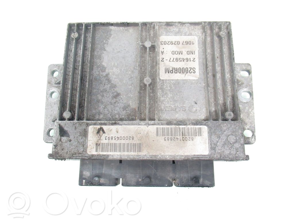 Unidad de control/módulo del motor   8200045893,8200142883,216459772,216459772,8200045893,8200142883