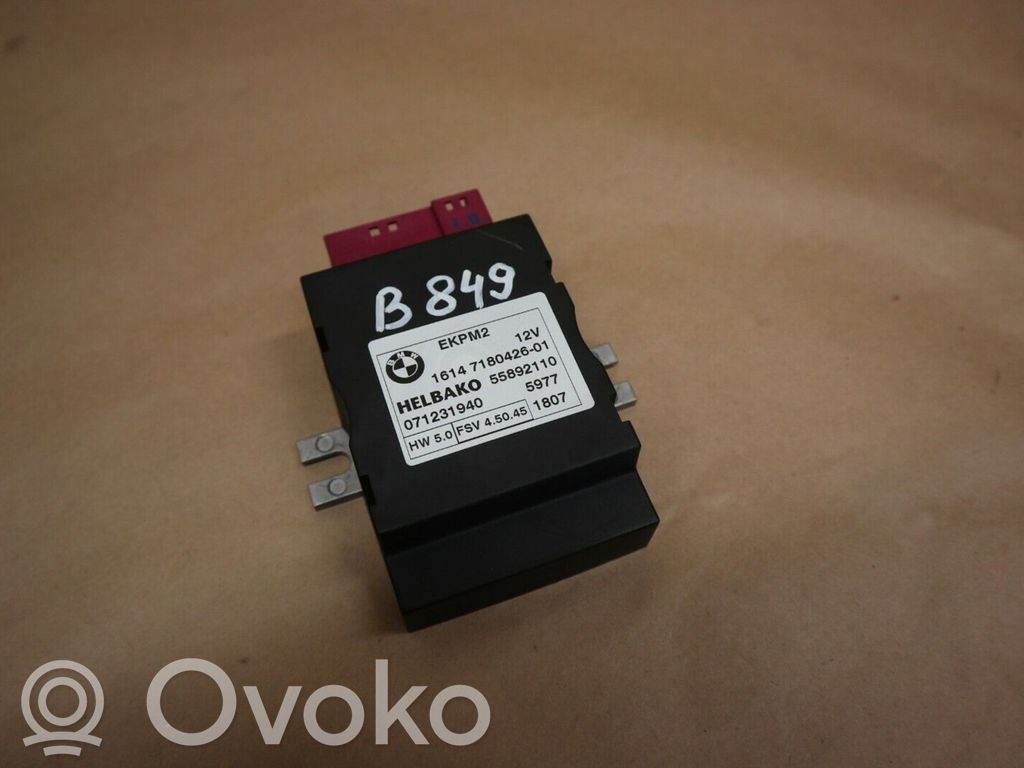 BMW 3 E90 E91 Fuel injection pump control unit/module 
