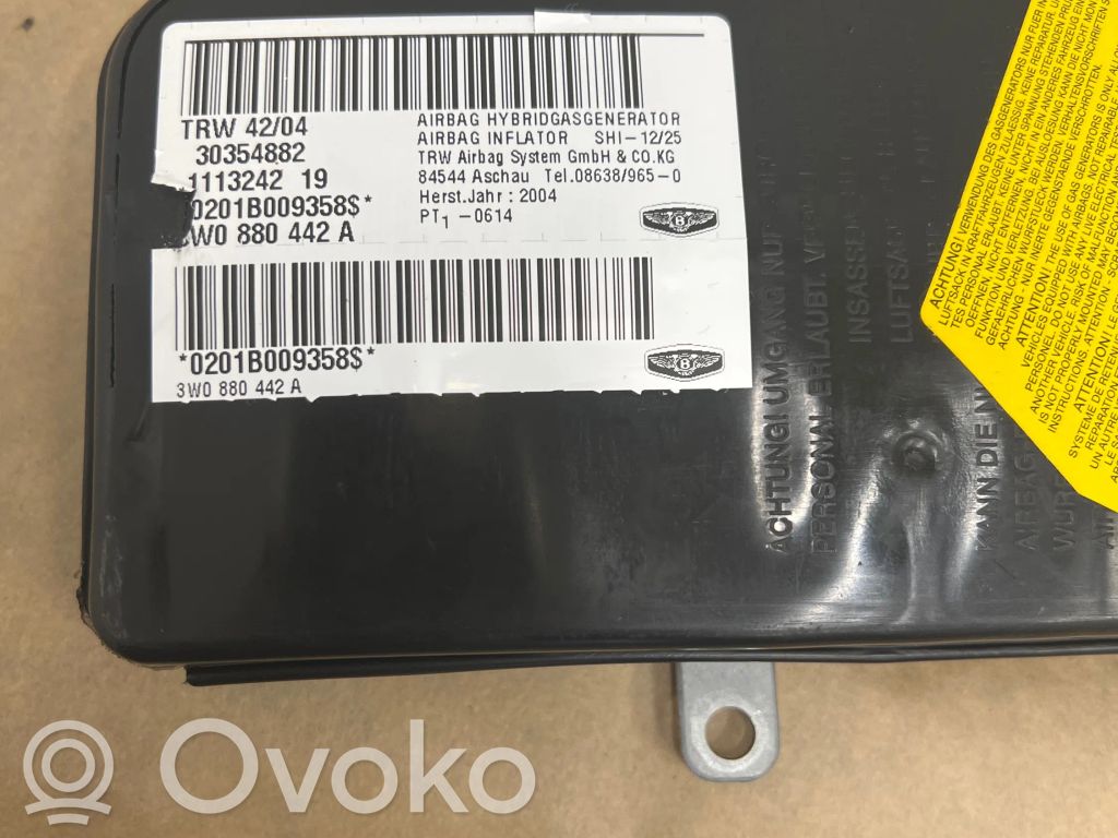 Poduszka powietrzna Airbag drzwi przednich   3W0880442A,30354882,8W0880442A