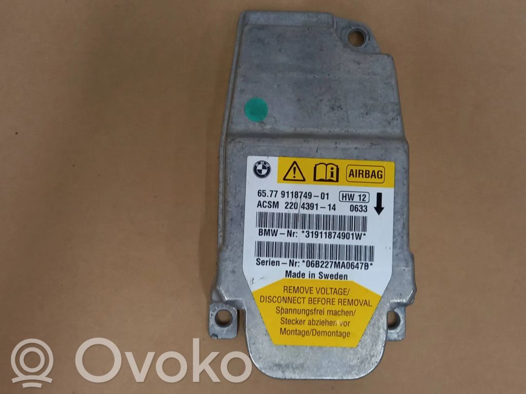 BMW Z4 E85 E86 Airbag control unit/module 