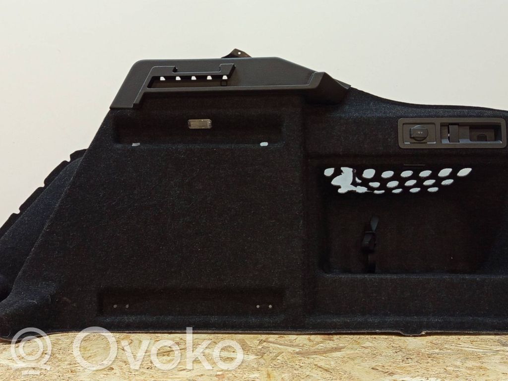 Skoda Superb B8 (3V) Trunk/boot lower side trim panel 