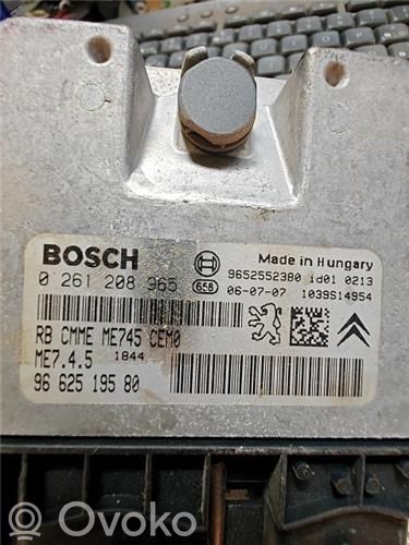 Peugeot 207 Engine control unit/module ECU 
