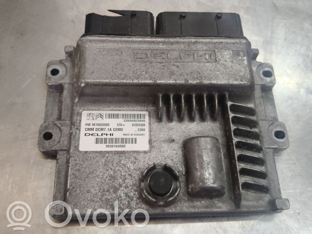 Engine control unit/module   9818035080,42003306,9836164980