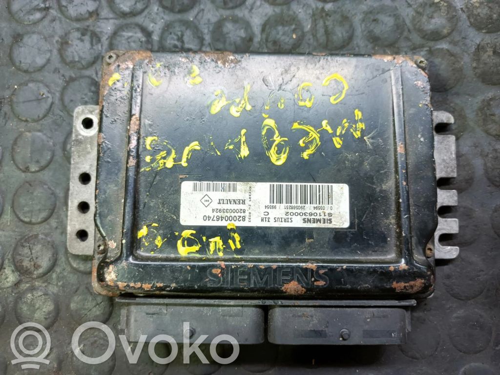 Renault Megane II Engine control unit/module ECU 