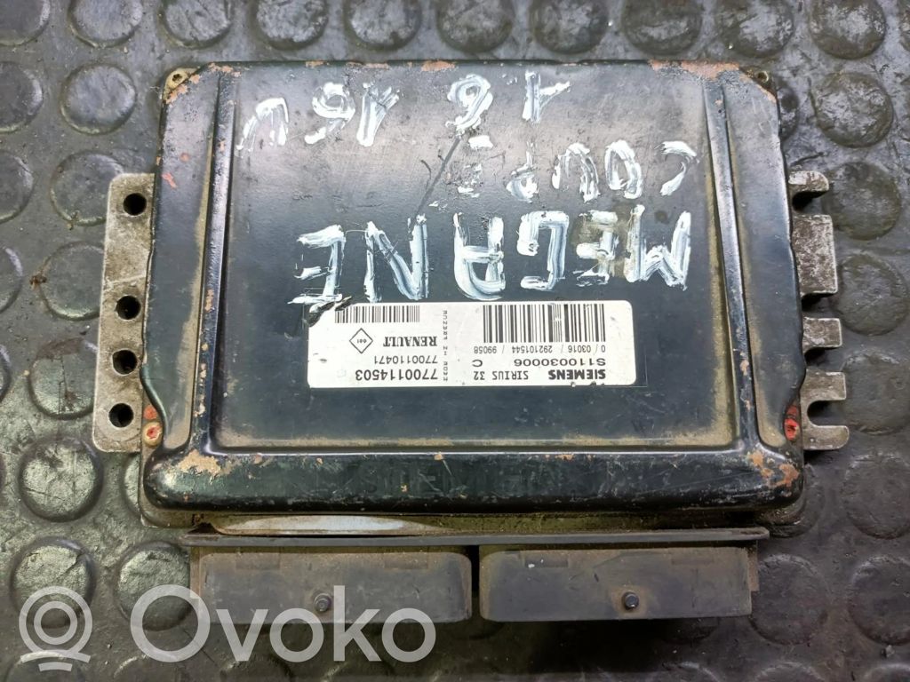 Renault Megane II Engine control unit/module ECU 