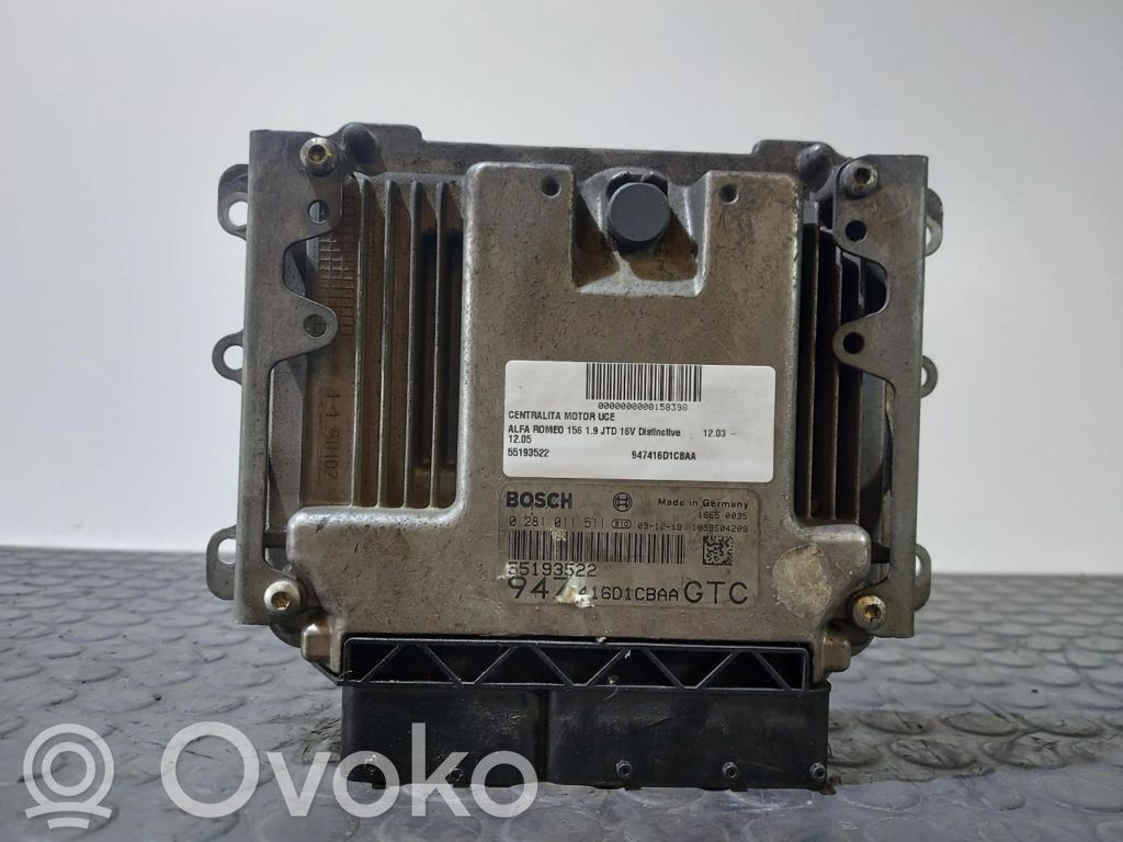 Alfa Romeo 166 Engine control unit/module ECU 