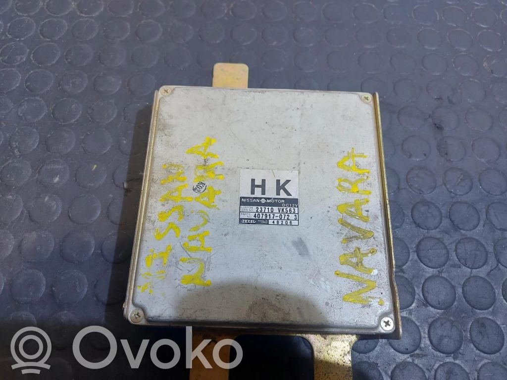 Nissan Navara Unité de commande, module ECU de moteur 