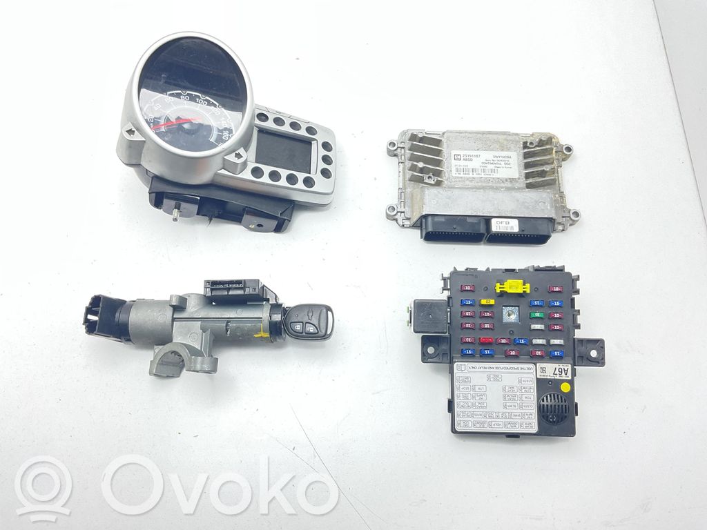Chevrolet Spark Engine ECU kit and lock set 