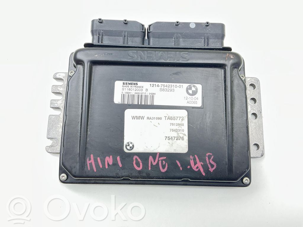 Engine control unit/module   S118012003,1214754231001,S118012003