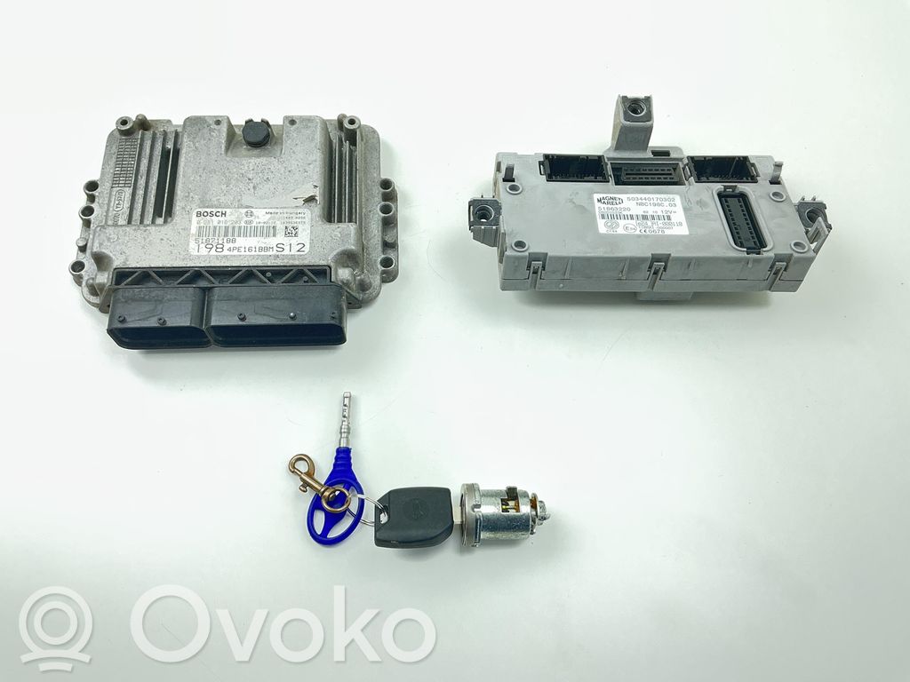 Fiat Bravo Engine ECU kit and lock set 
