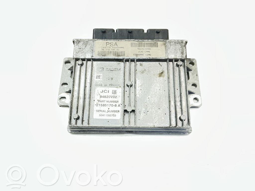 Citroen C3 Engine control unit/module 