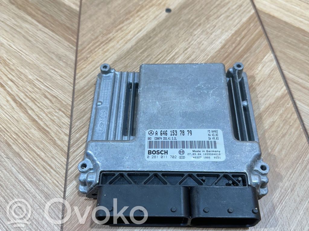 Engine control unit/module   A6461539679,0281011704,1039S05776