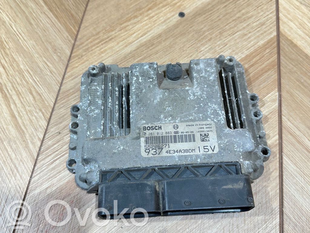 Engine control unit/module   0281012883,55206271,4E34A3BDM