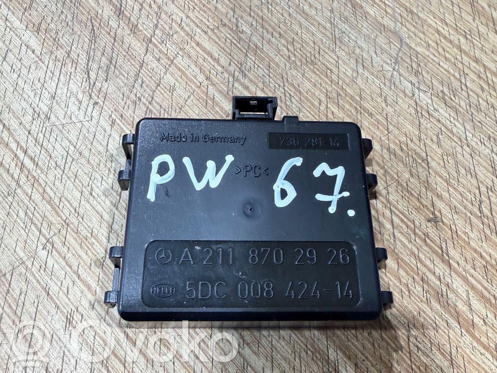 Mercedes-Benz E W211 Sensor de lluvia 