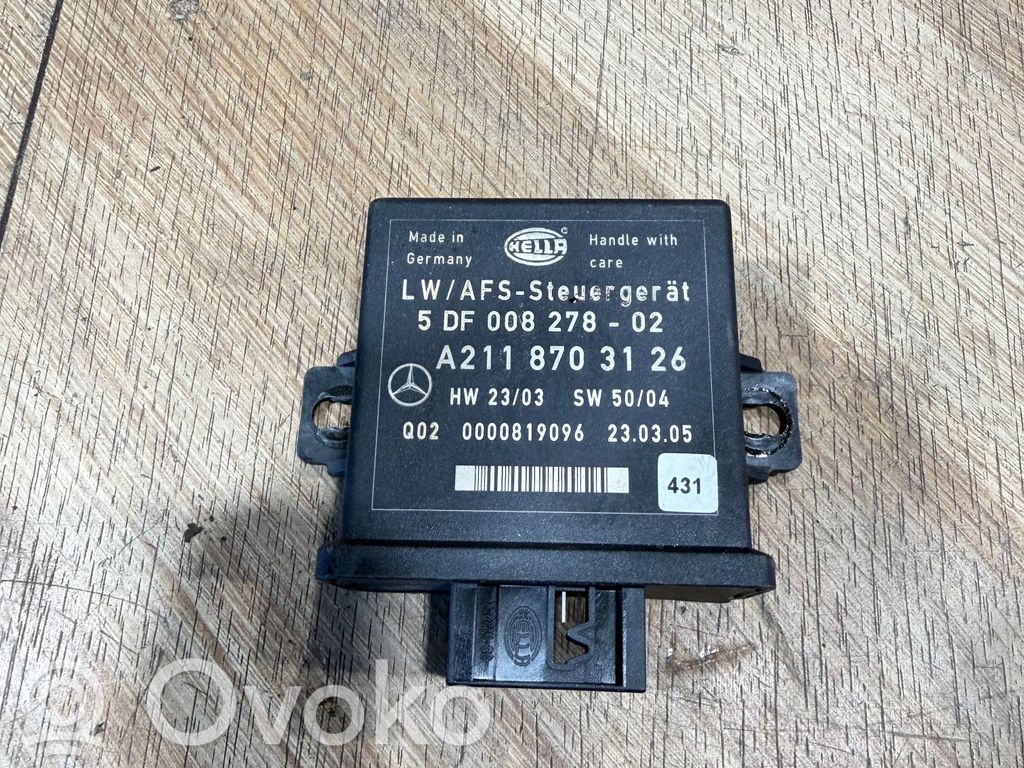 Module d'éclairage LCM   A2118703126,5DF00827802,0000819096