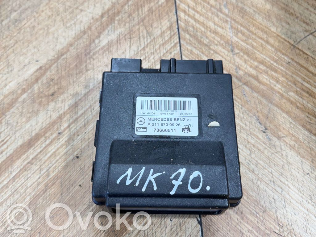 Tailgate/trunk control unit/module   A2118700926,73666511