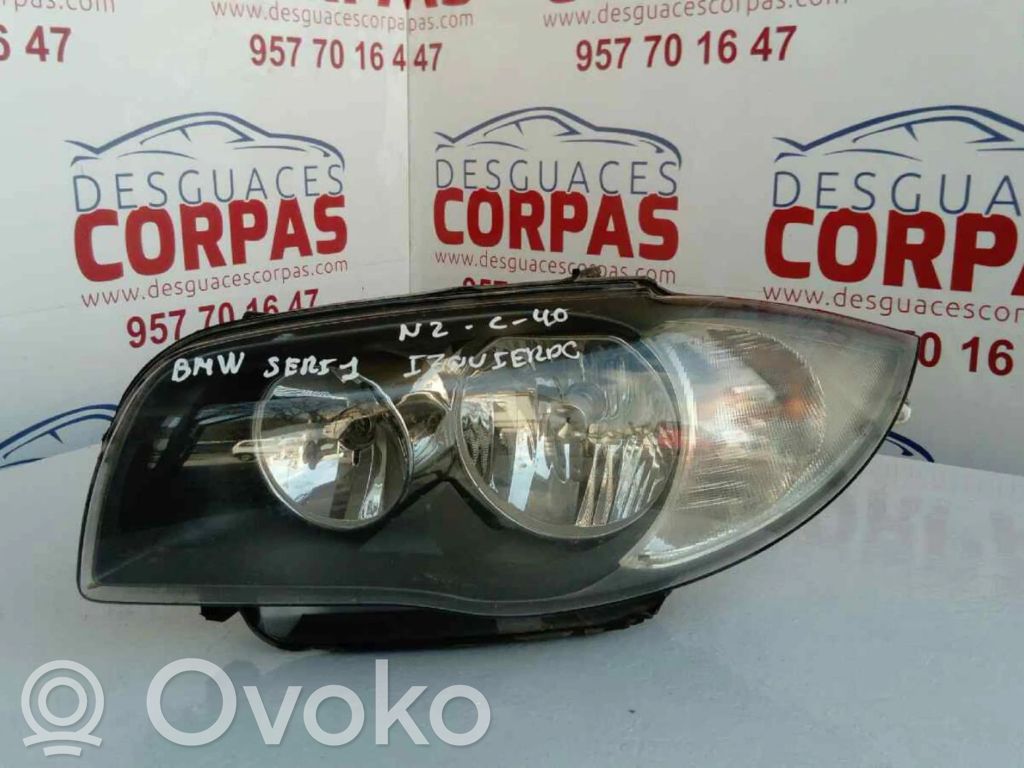 BMW 1 E81 E87 Phare frontale 
