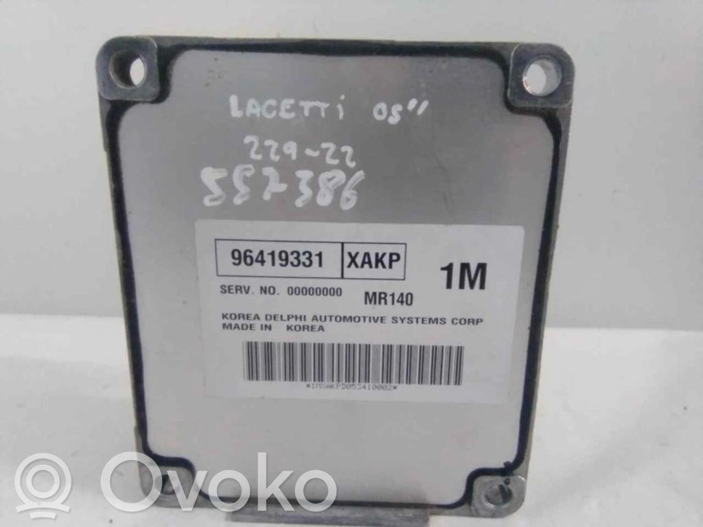 Unité de commande, module ECU de moteur   96419331