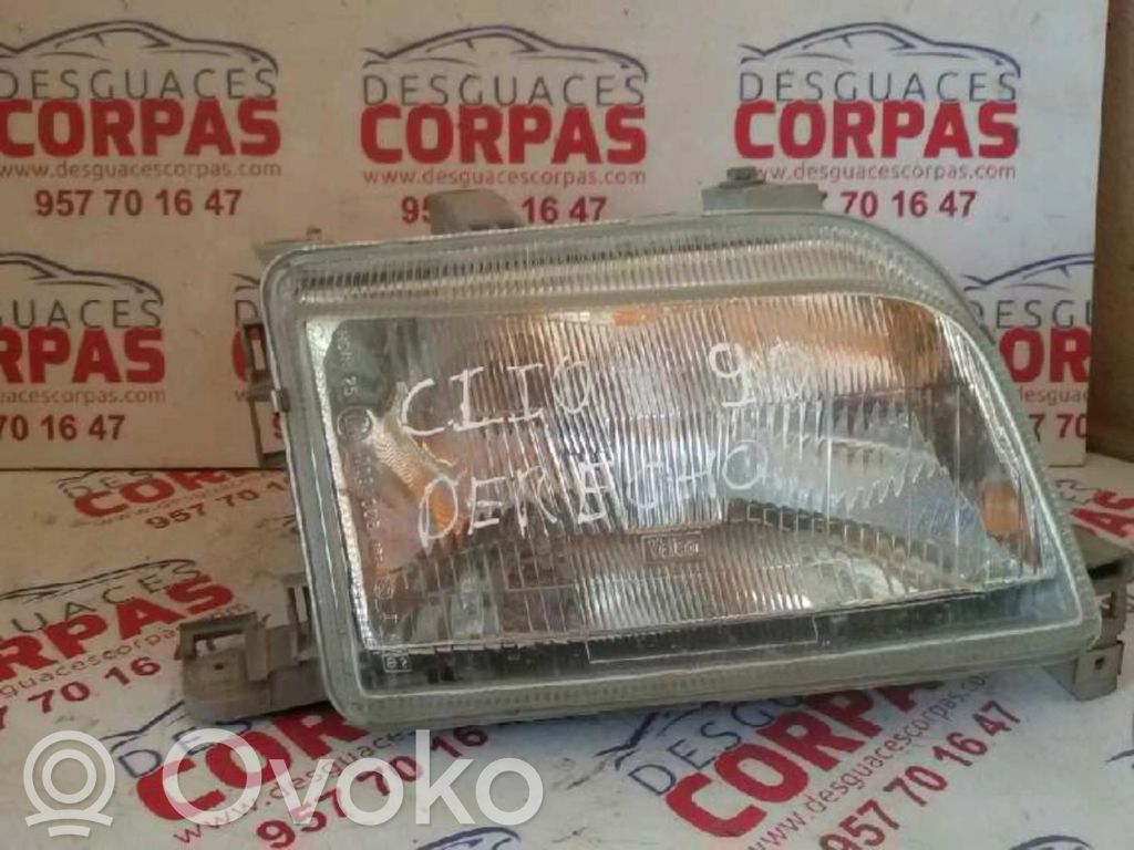 Renault Clio I Phare frontale 